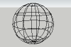 Sphere with Longtitude and Latitude Lines