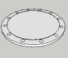 AS 2129 - Blind Flanges with Raised Faces Table D